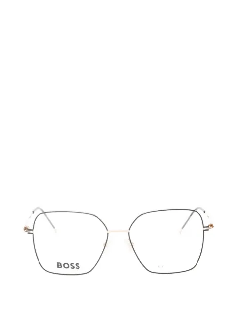 BOSS geometric-frame glasses