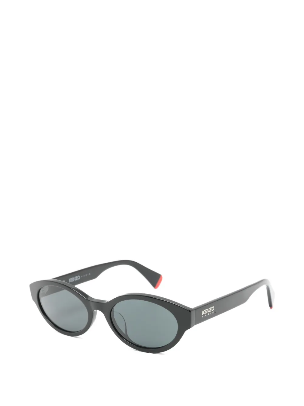 Kenzo Aka zonnebril met ovalen montuur Zwart