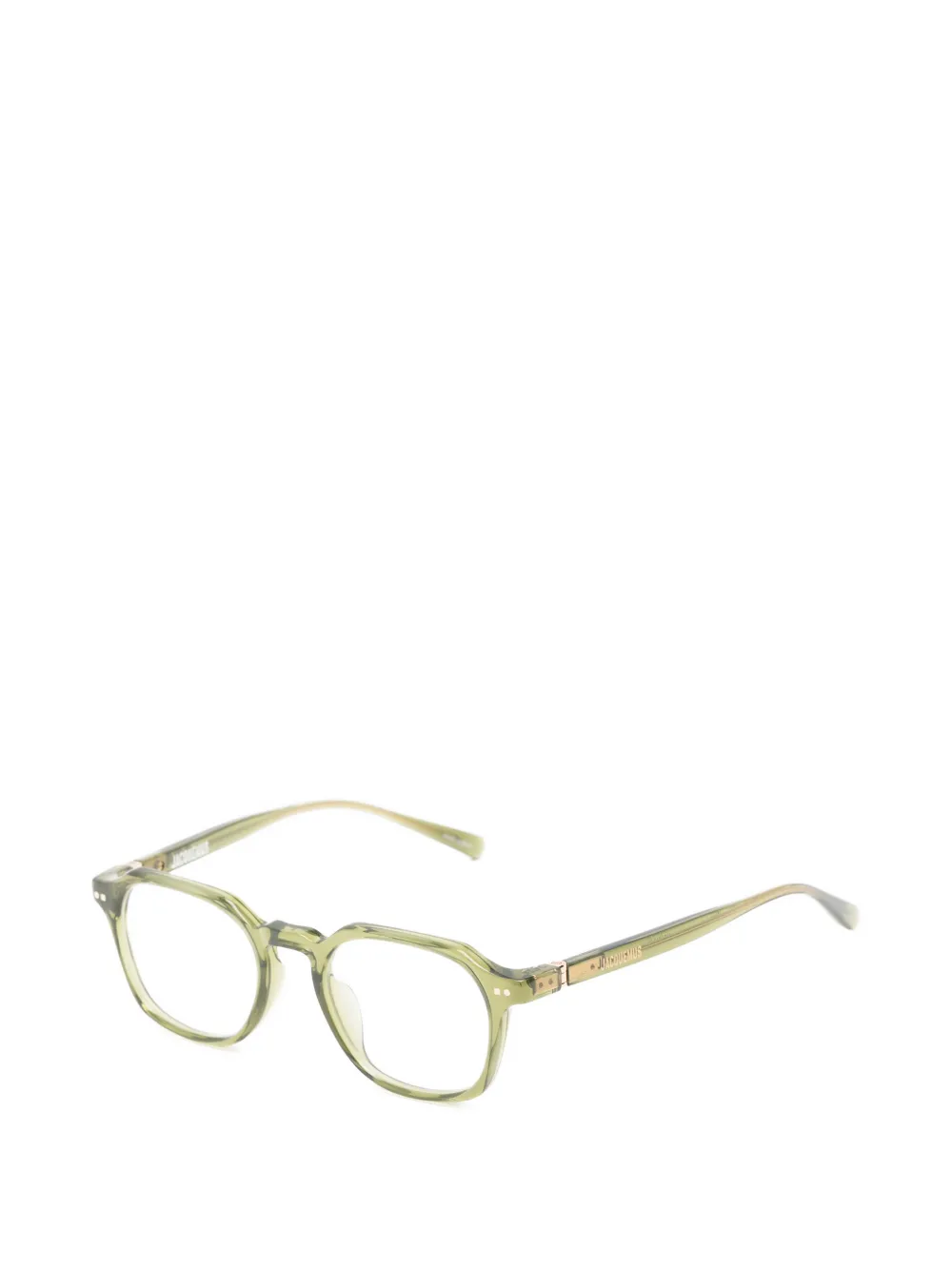 Jacquemus Bril met vierkant montuur Groen