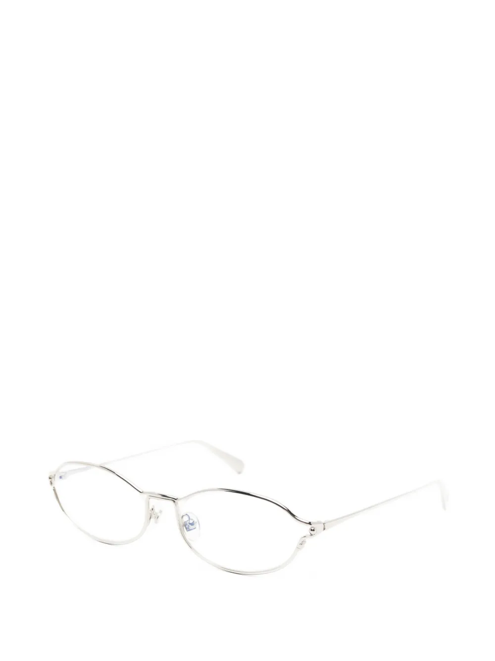 Jacquemus Bril met ovaal montuur Zilver
