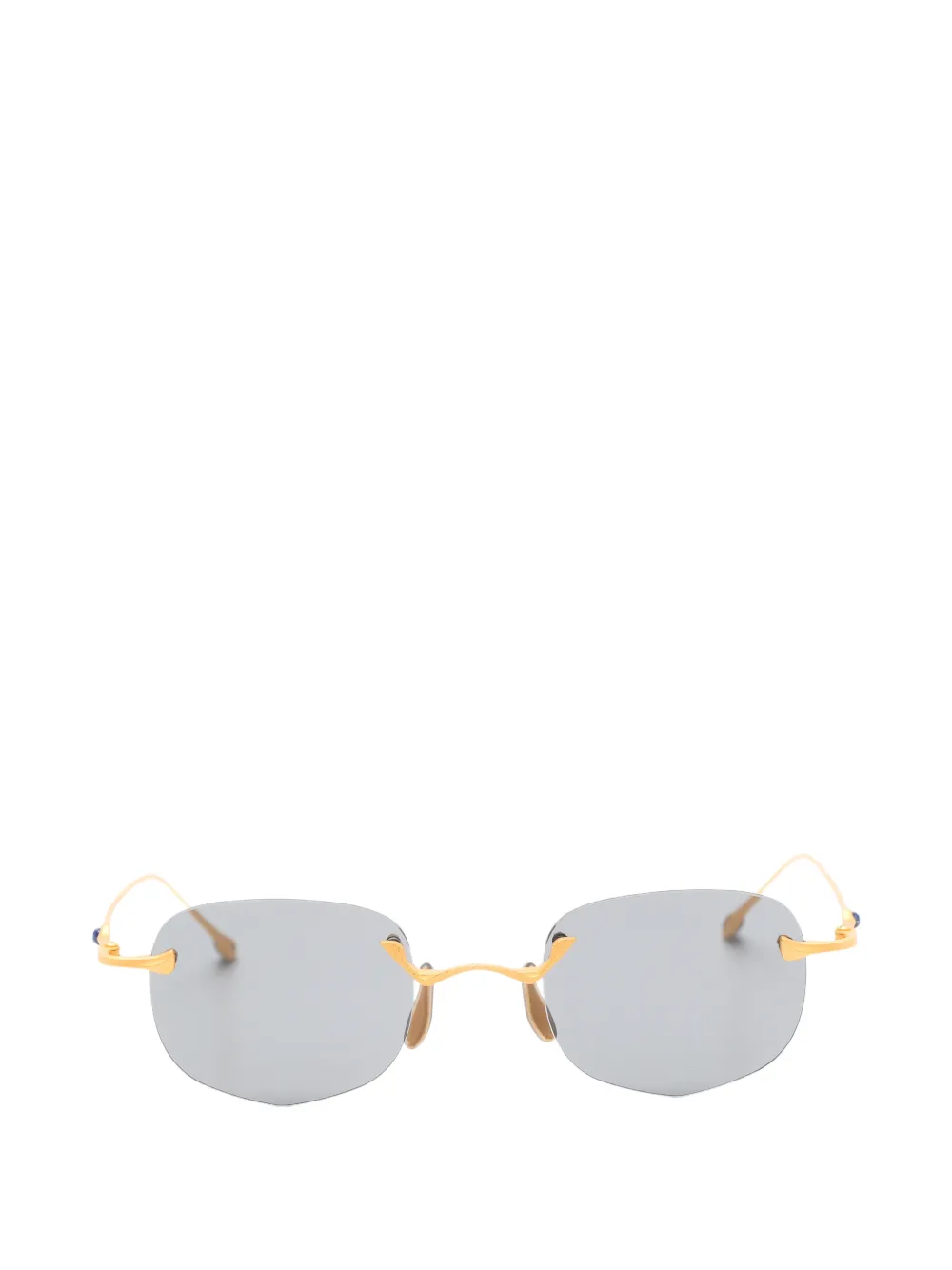 Rigards rimless geometric-frame sunglasses | Gold | Image 1