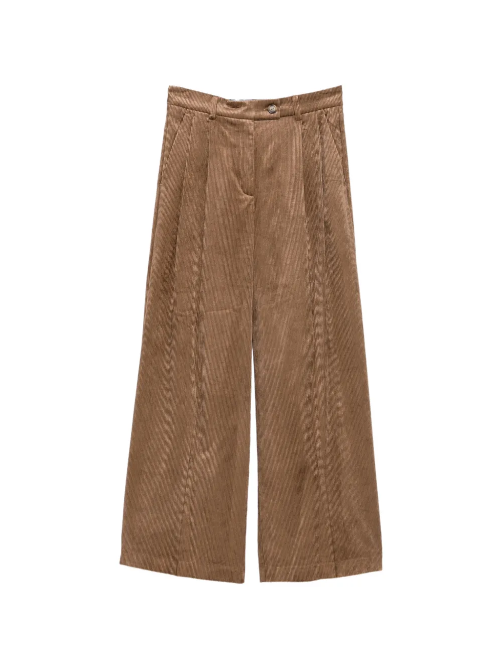 SOLOTRE pleated corduroy trousers - Marron SOLOTRE pleated corduroy trousers - Marron