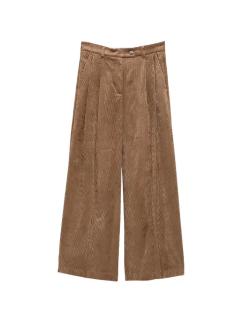 SOLOTRE pantalones de pana con pinzas