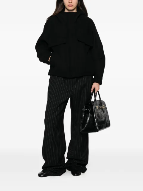 Tela hooded zip-up jacket