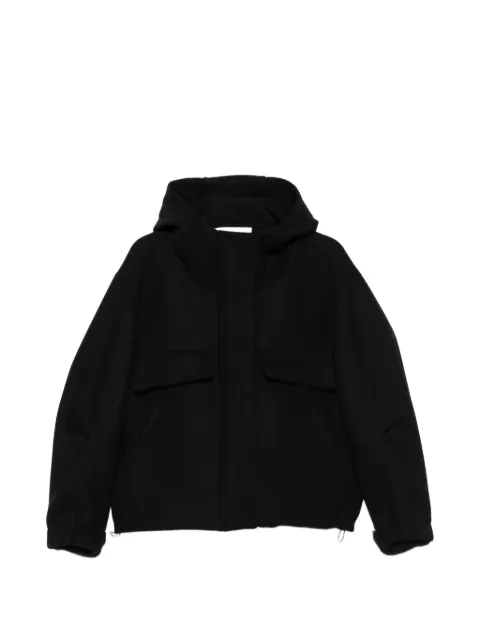 Tela hooded zip-up jacket