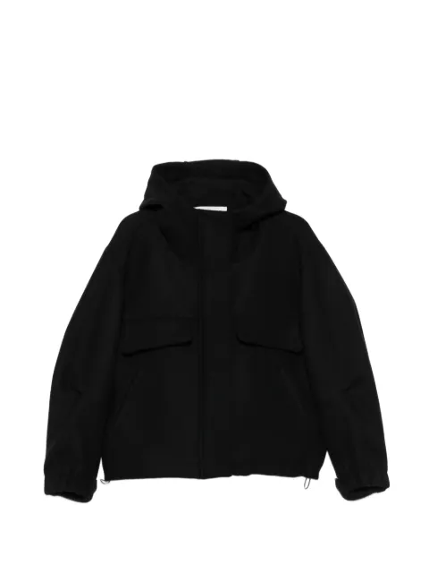 Tela hooded zip-up jacket