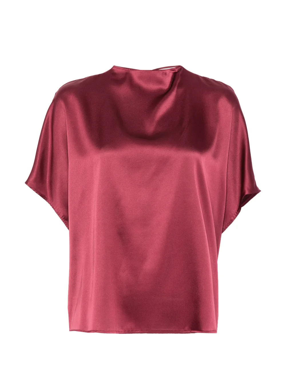 SOLOTRE satin-finish rear-zip top