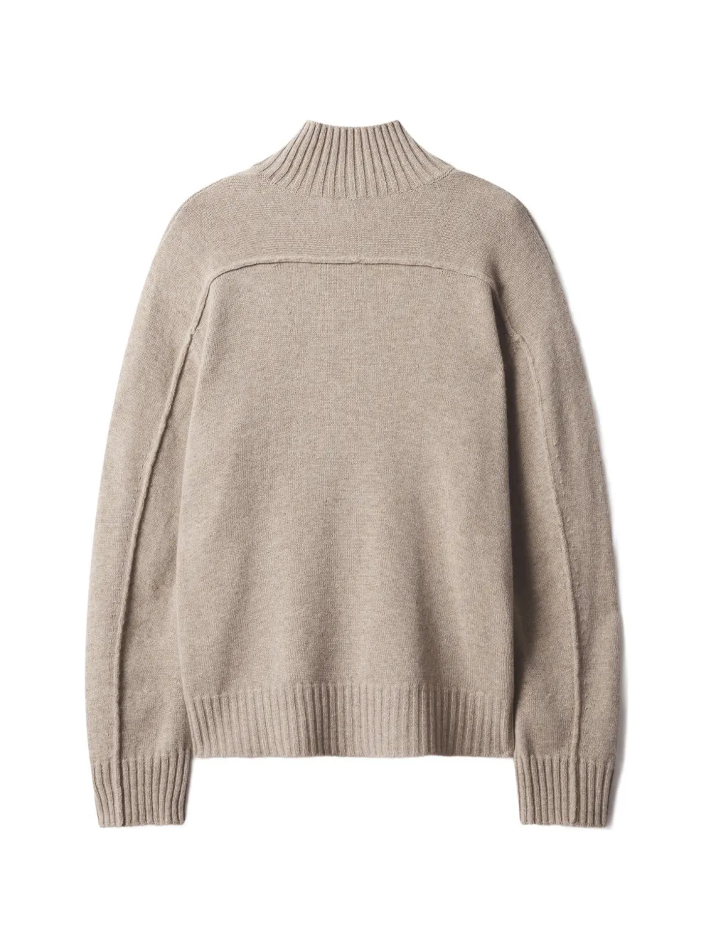 Maison Kitsuné high-neck sweater Beige