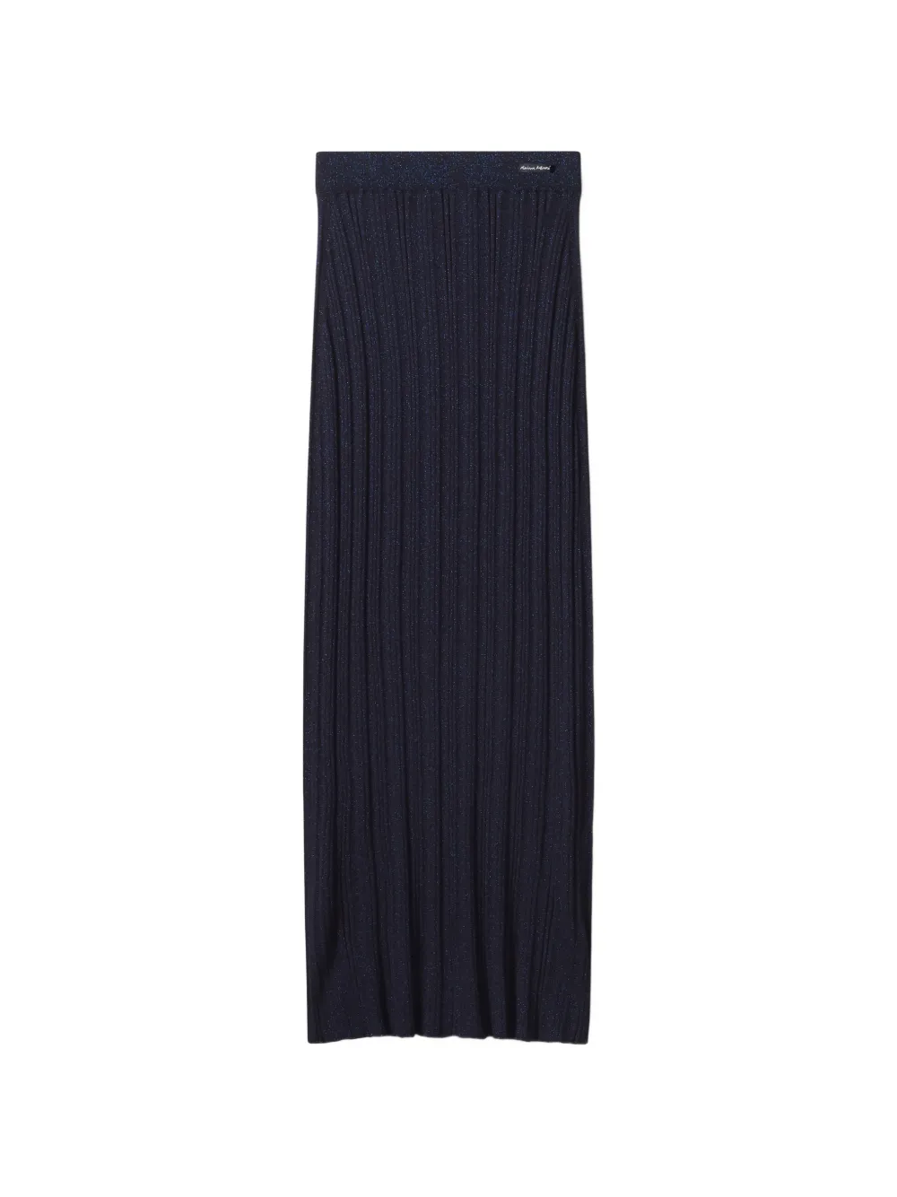 Maison Kitsuné ribbed-knit maxi skirt