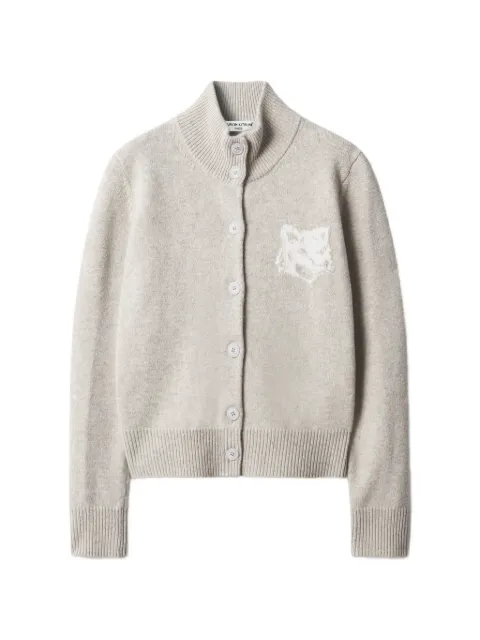 Maison Kitsuné cárdigan con cuello de tortuga