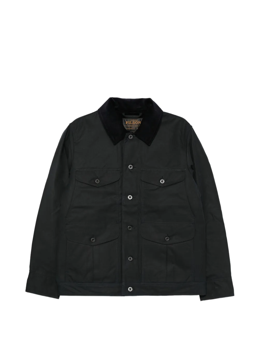 Filson corduroy-collar button-up jacket | Blue | Image 1