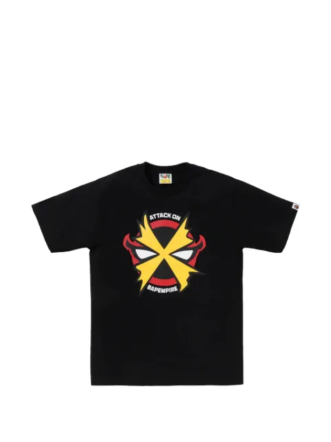 A BATHING APE® t-shirt Bapeman X à imprimé graphique