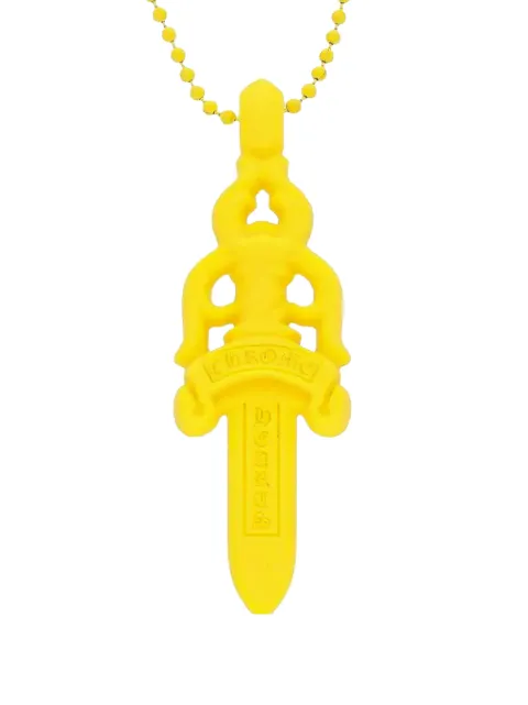 Chrome Hearts dagger pendant necklace