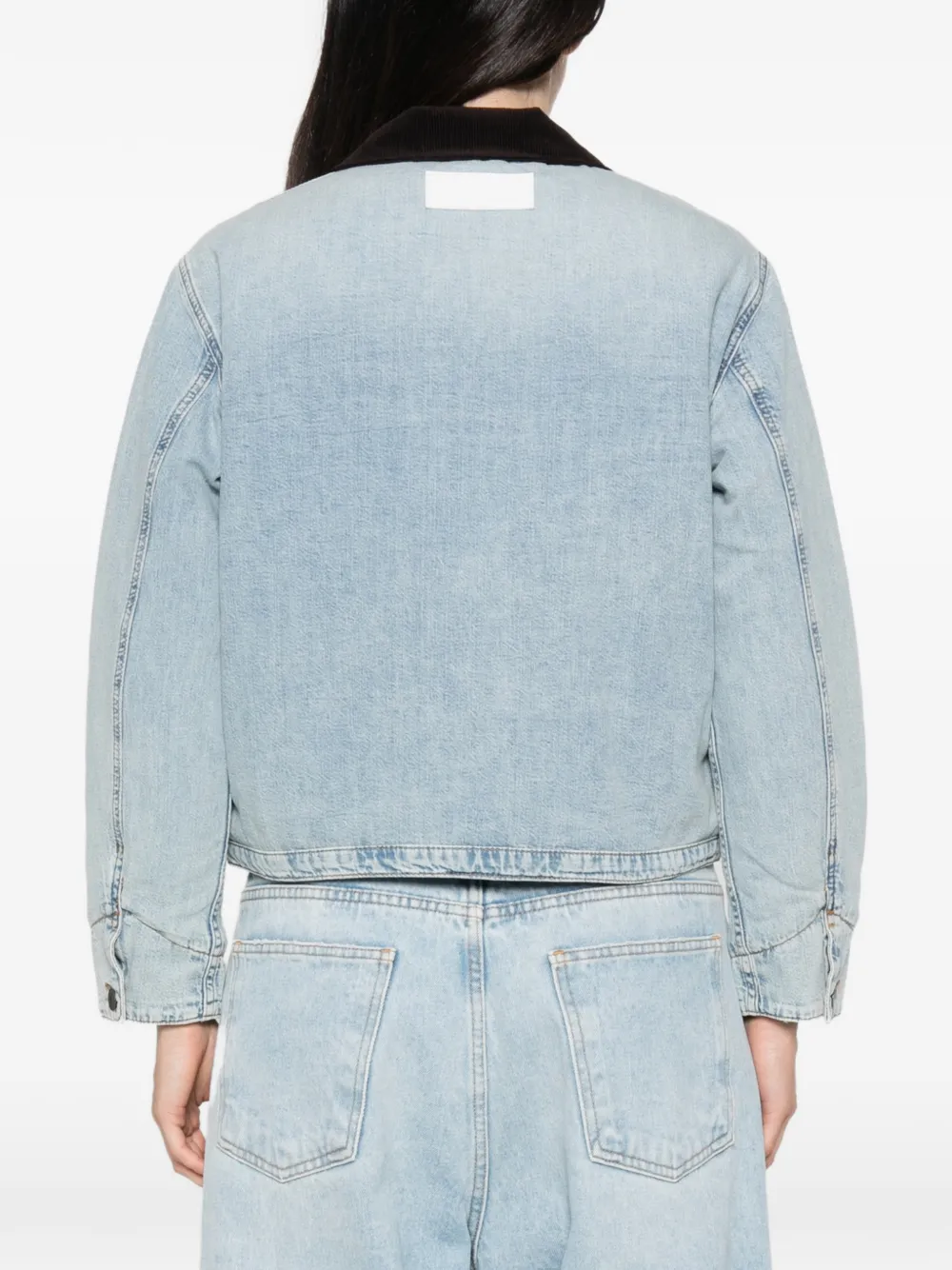 RE DONE Canyon denim jack Blauw