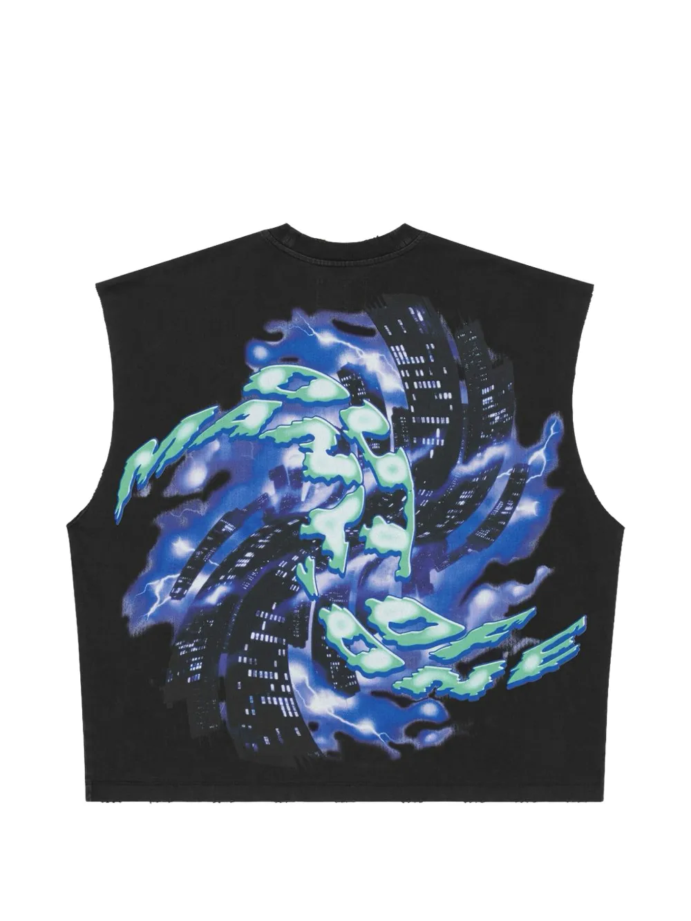 GODSPEED Liberty Tears tanktop met grafische print Zwart