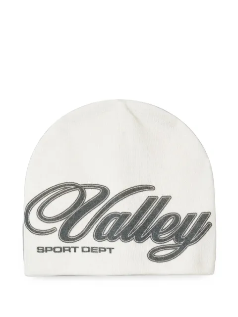 Vale Coke Cursive logo-print beanie hat