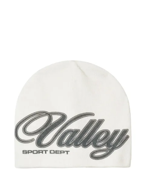 Vale Coke Cursive logo-print beanie hat