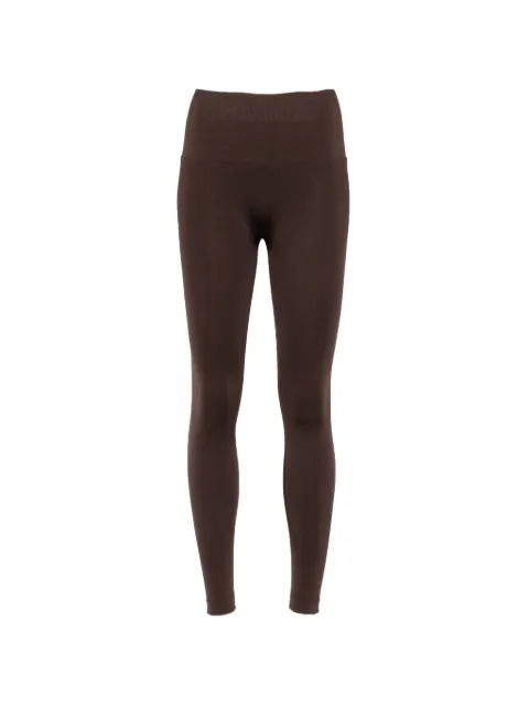 MC2 Saint Barth Vega ruched logo-patch leggings