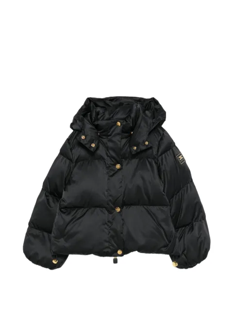Elisabetta Franchi La Mia Bambina quilted hooded jacket