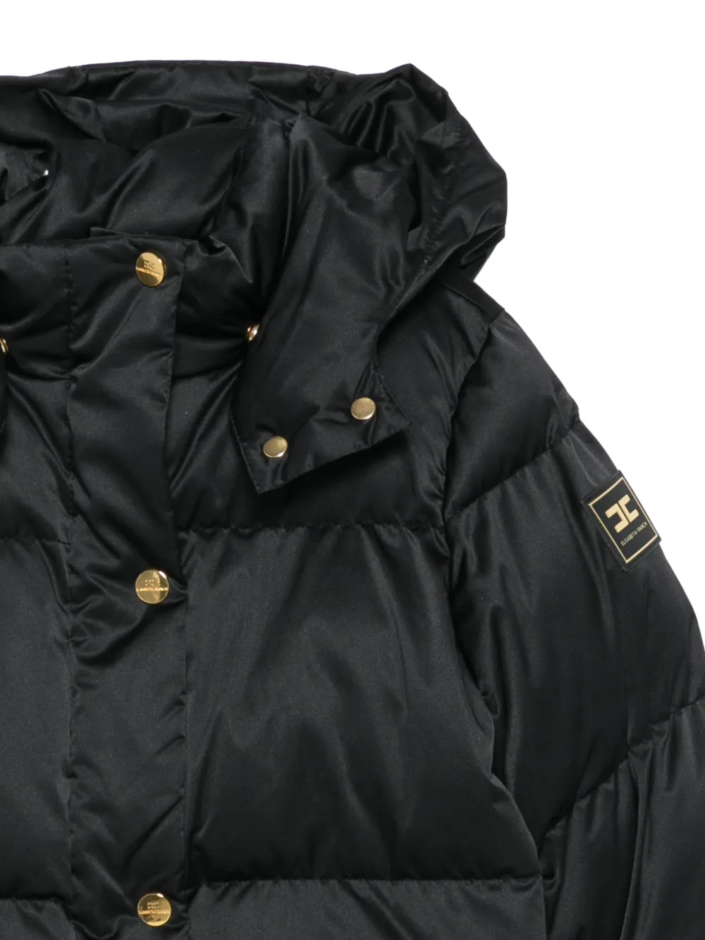 Elisabetta Franchi La Mia Bambina Jack met capuchon Zwart