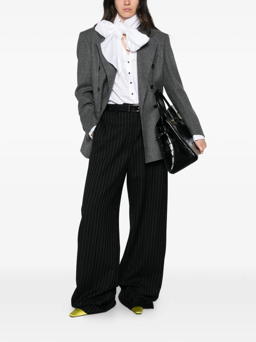 Tagliatore Blazer met pied-de-poule print Grijs