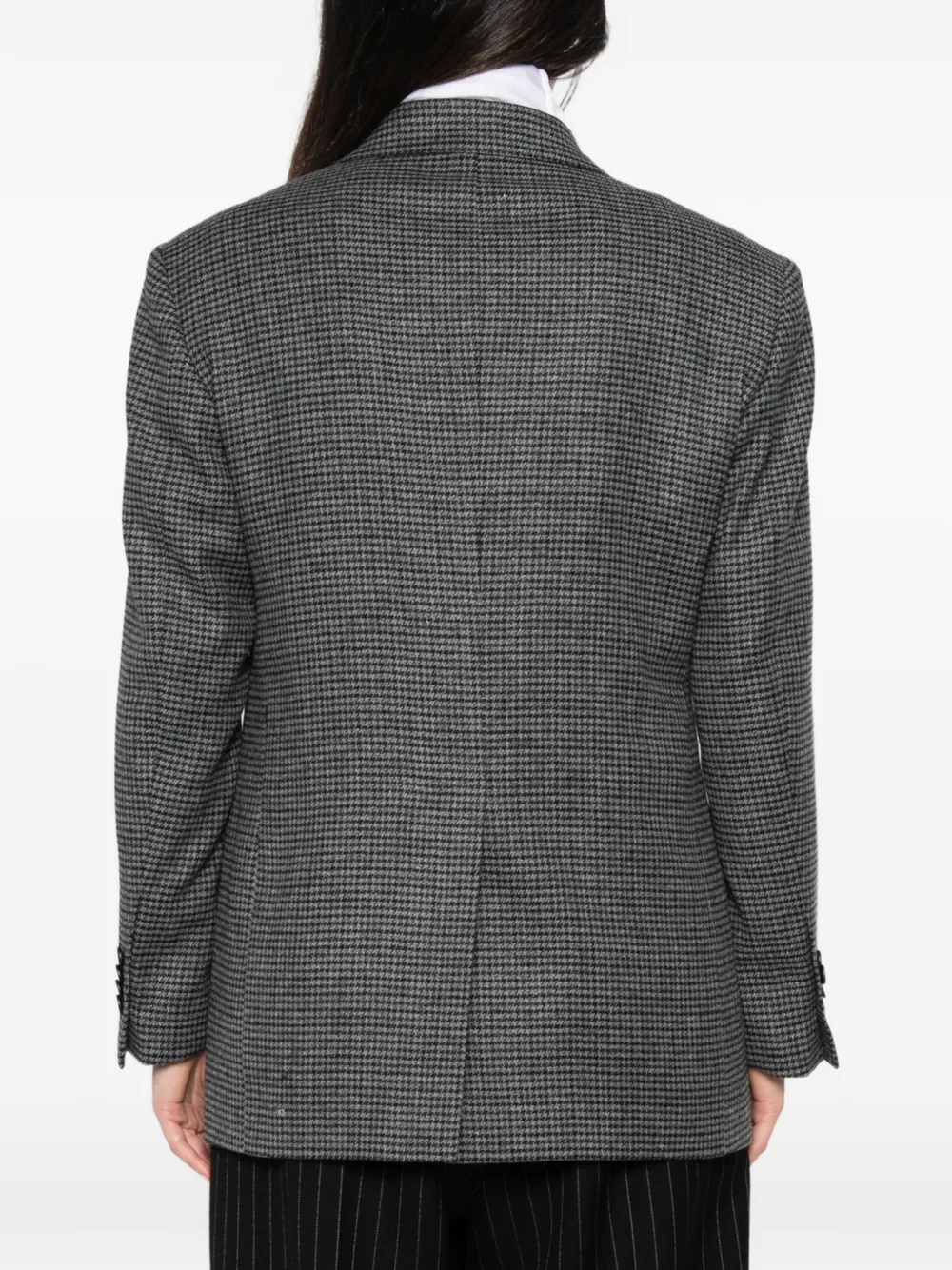 Tagliatore Blazer met pied-de-poule print Grijs