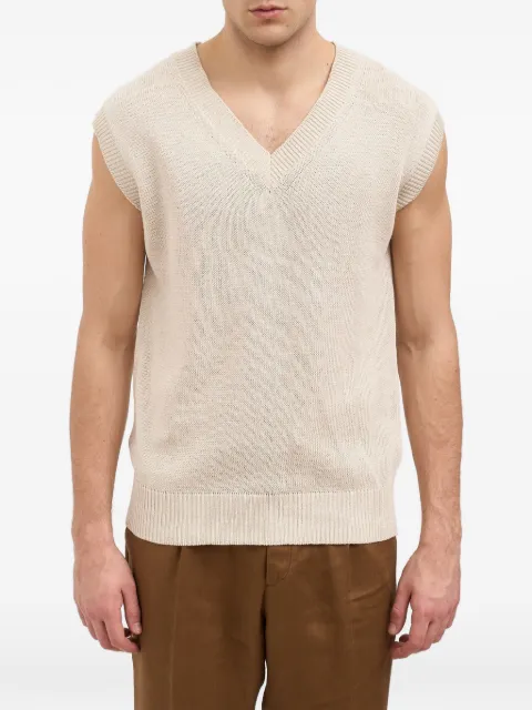 Daniele Alessandrini V-neck knitted vest