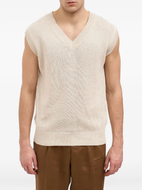 Daniele Alessandrini V-neck knitted vest