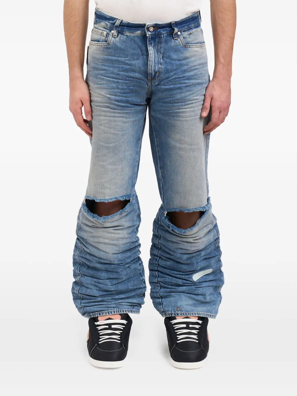 PDF Rich Kid distressed jeans - Blu
