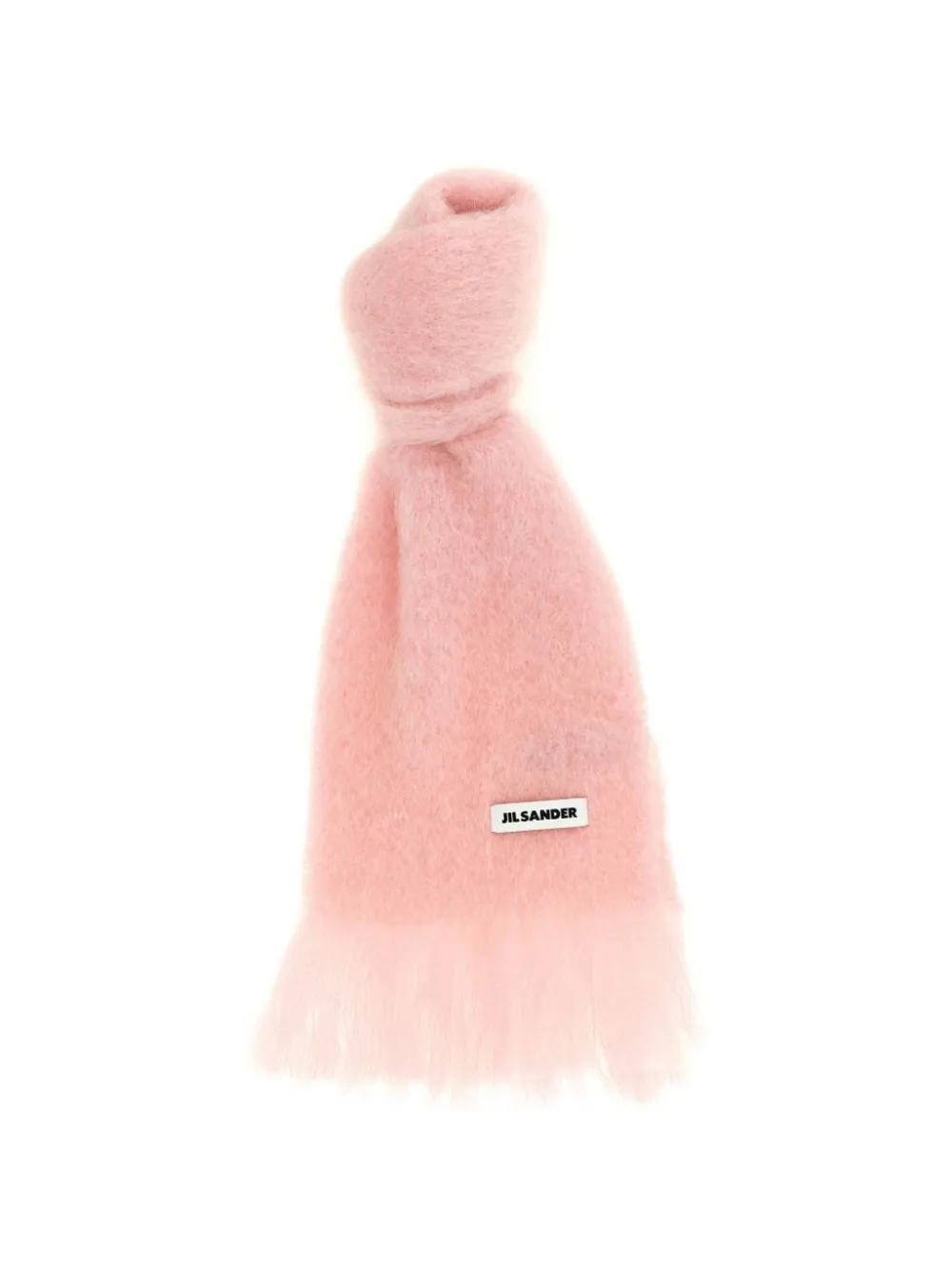 Jil Sander slim wool-blend scarf