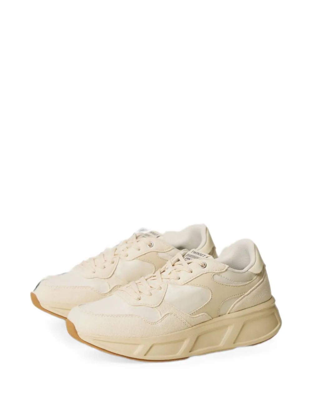 TWINSET Fessura running trainers Beige