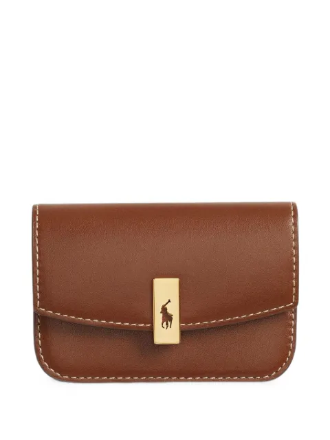 Polo Ralph Lauren Polo ID leather fold-over card case