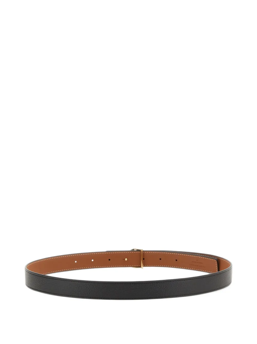 Tory Burch 1" Miller omkeerbare riem Zwart