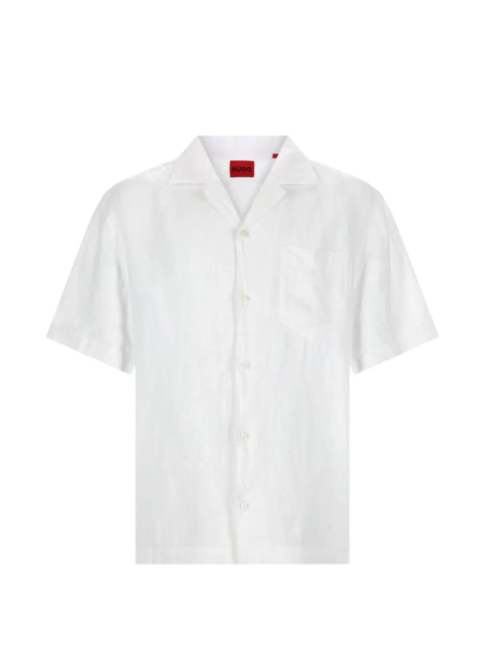 HUGO short-sleeve linen shirt
