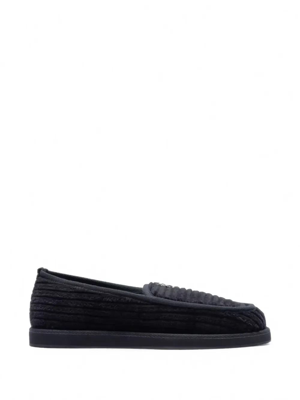 Chrome Hearts Dagger ribbed loafers - Noir Chrome Hearts Dagger ribbed loafers - Noir