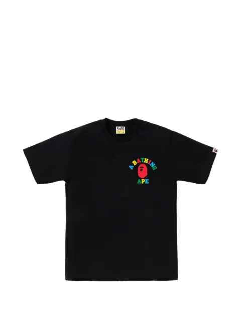 A BATHING APE® College logo-print T-shirt
