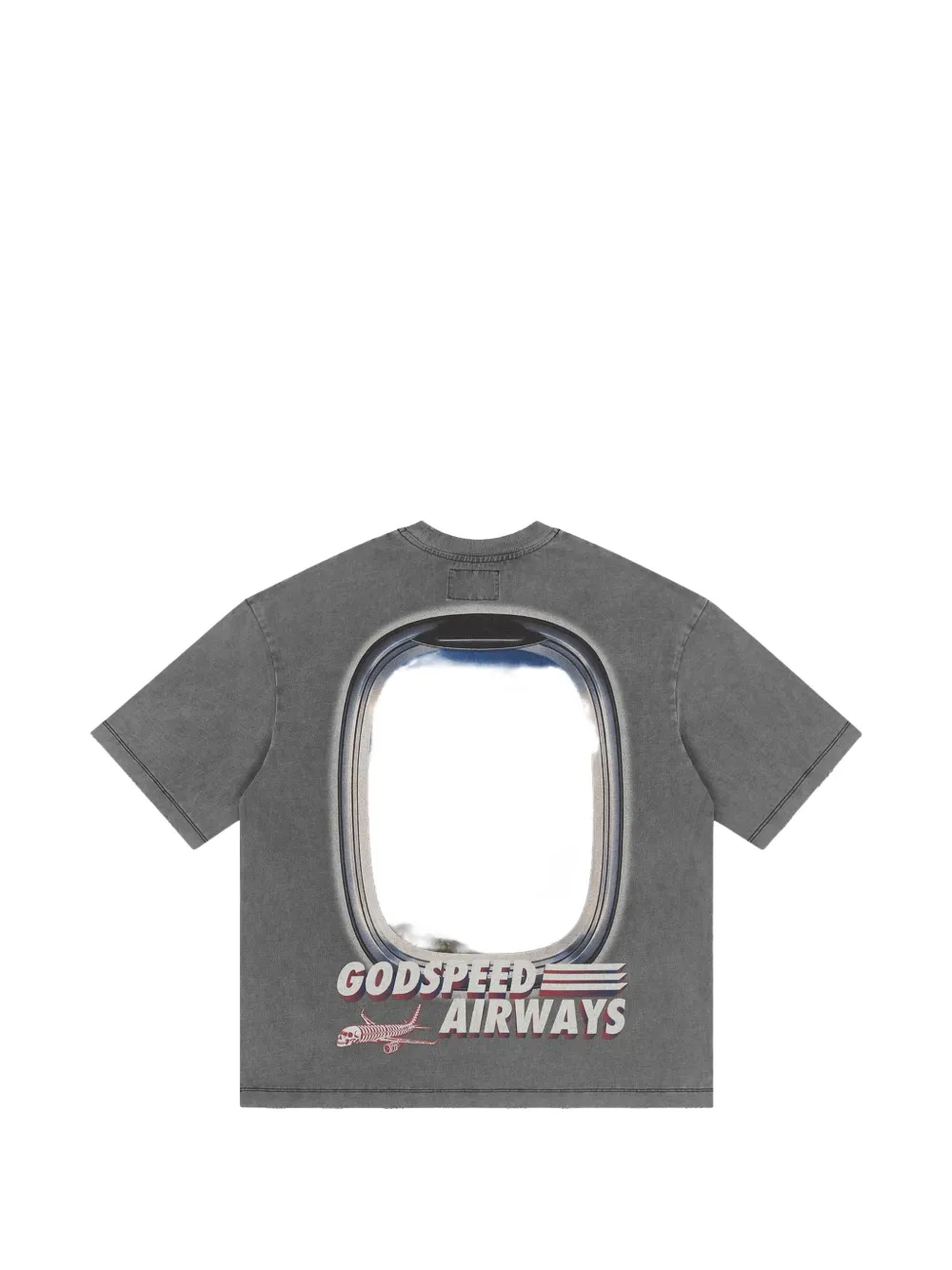GODSPEED T-shirt met grafische print Grijs