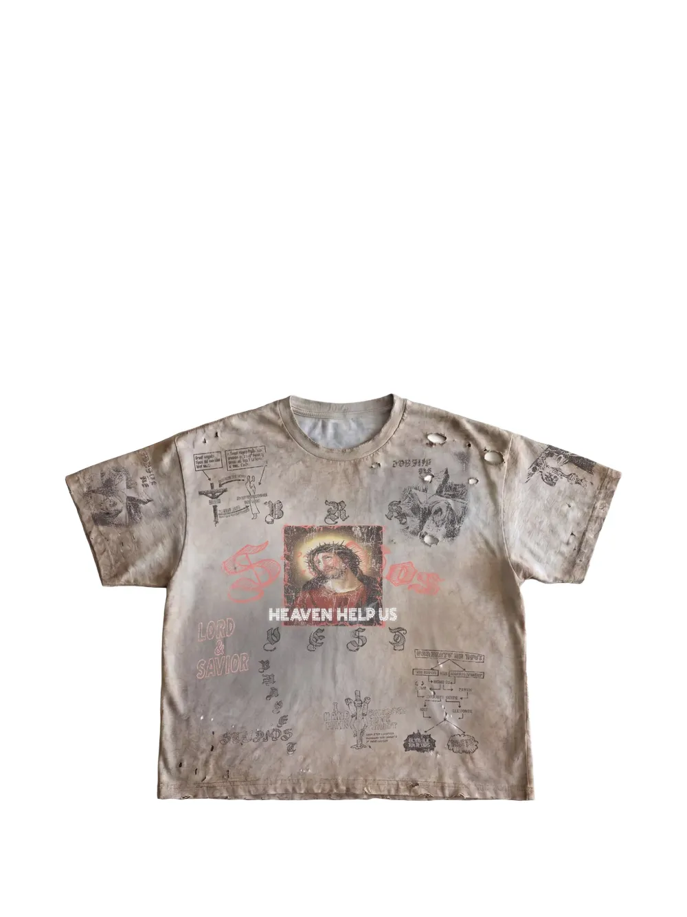 STADIUM GOODS® Covenant Sketch T-shirt | Grey | Image 1
