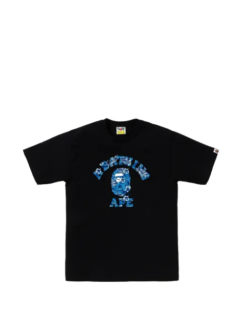 A BATHING APE® Palm Resort Camo College T-shirt