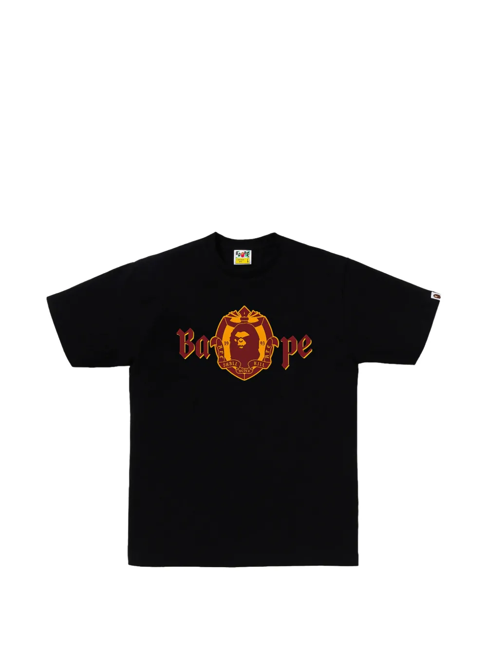 A BATHING APE® Old English logo-print T-shirt