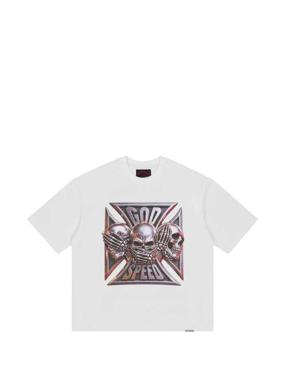 GODSPEED Omerta グラフィック Tシャツ | ホワイト | Image 1