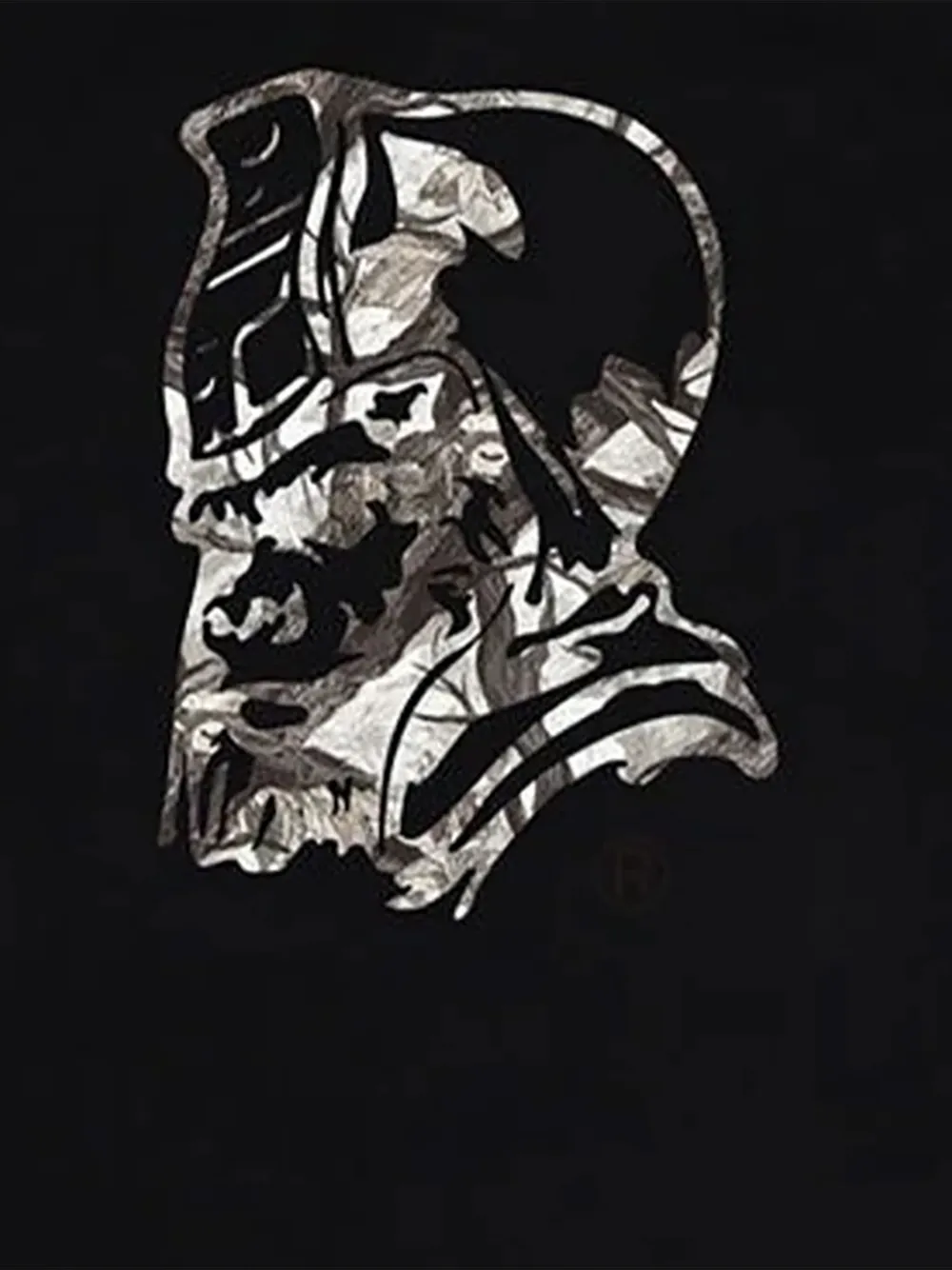 A BATHING APE Tree Edge Camo General T-shirt Zwart