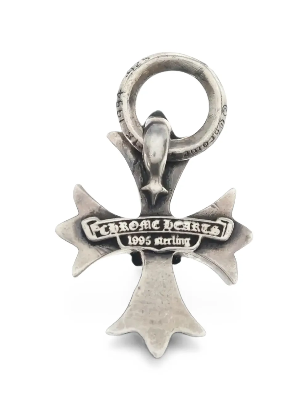 Chrome Hearts Double CH Plus pendant - Silber