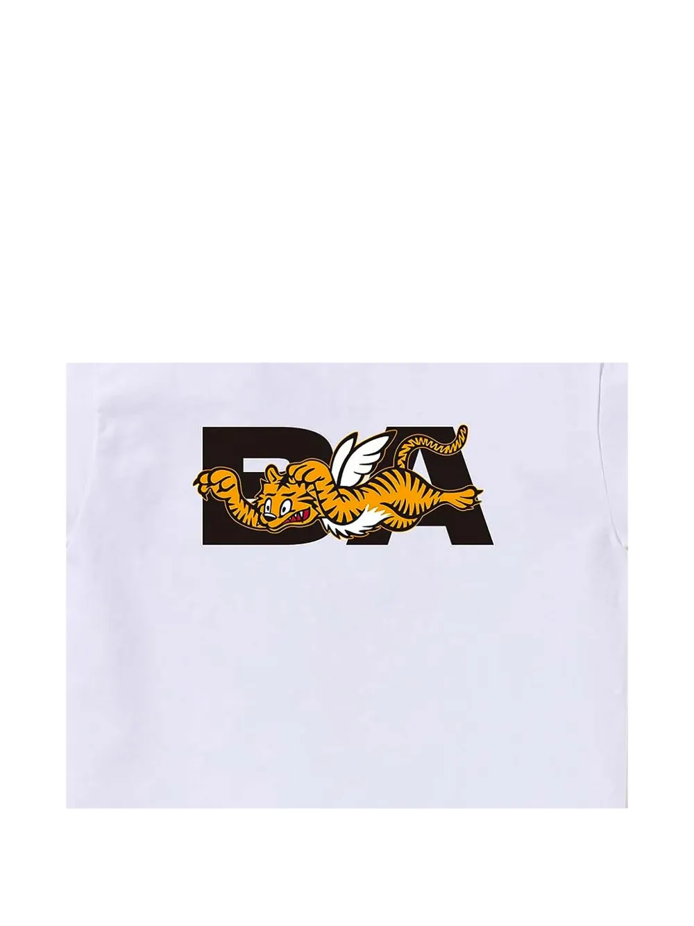 A BATHING APE BA Flying Tiger T-shirt Wit