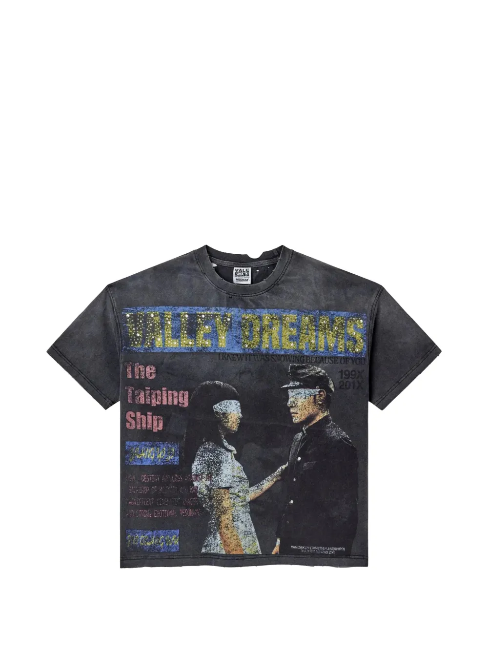 Vale Cross Bling graphic-print T-shirt - Schwarz