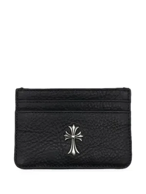 Chrome Hearts tonal-monogram Card Holder | Black | FARFETCH