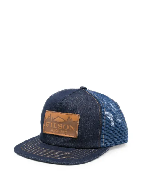 Filson logo-patch mesh-panel baseball cap