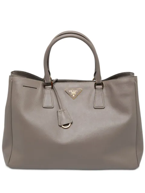 Prada Pre-Owned Saffiano Lux Gardeners 大号手提包(2015-2026年典藏款)
