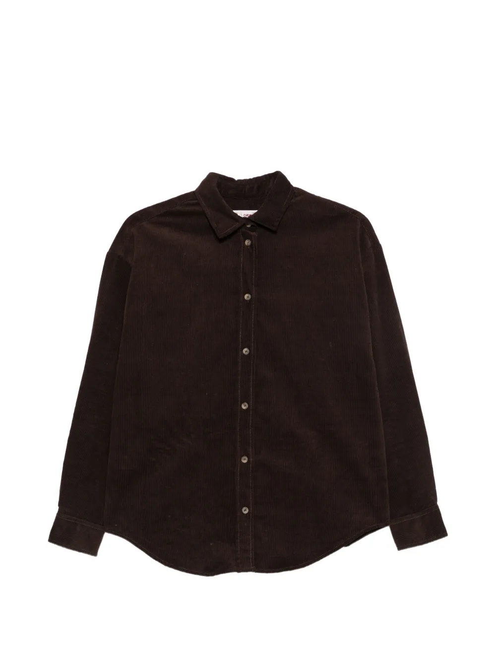 MC2 Saint Barth corduroy embroidered-logo shirt