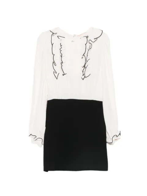 Elisabetta Franchi La Mia Bambina ruffled long-sleeve dress